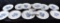 Lot of 8 Pfaltzgraff Yorktowne Dinner Plates & Butter Dish