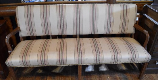 Upholstered Large Wood Bench