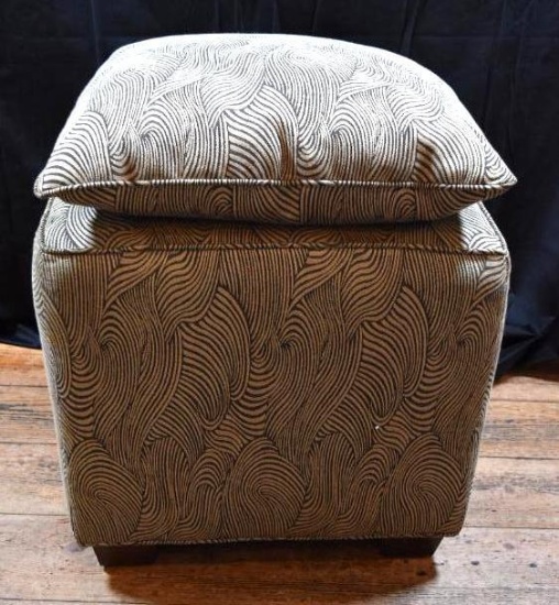 Ottoman & Matching Pillow