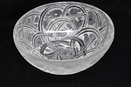 Lalique France Crystal Salad Bowl