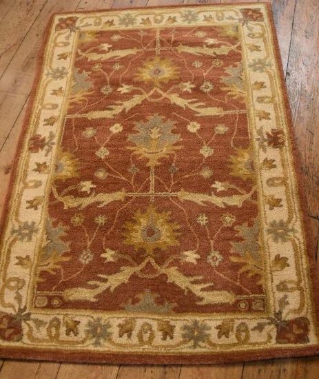 100% Wool Hand Made Scatter Rug