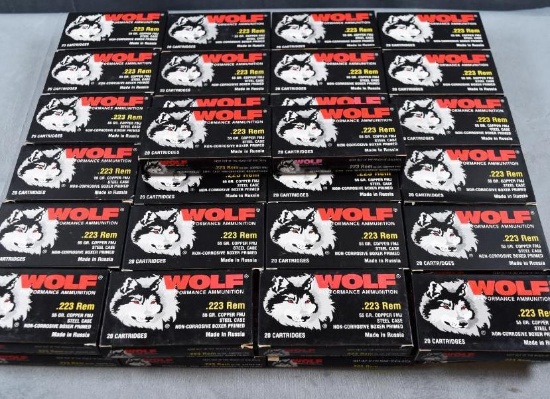 50 Boxes Wolf .223 Rem