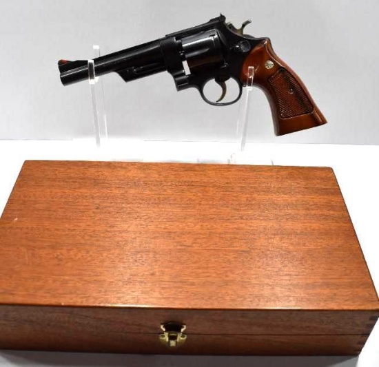Wood Boxed Smith & Wesson Model 28-2, 357 Magnum Caliber Revolver