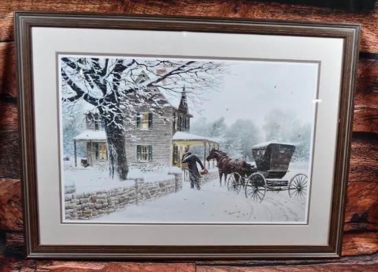 "House Call" Framed Numbered Print by George Shumate
