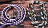 2 Hand Braided Lead Ropes