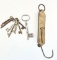 Hanging Scale and Skeleton Keys
