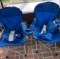 2 Folding Armchairs with Bags