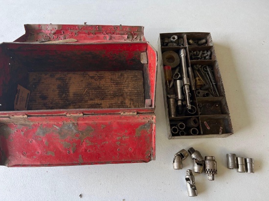 Vintage Toolbox with Tools