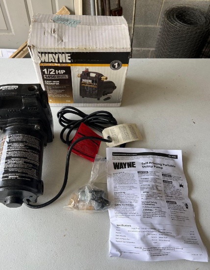 Wayne Half Horsepower Cast Iron Transfer Pump