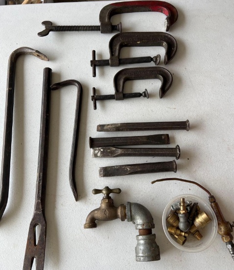 C Clamps / Pry bars /Chisels