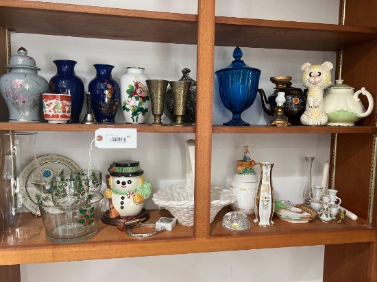 Two Shelf Lot of Collectibles
