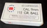 Full box USA 9 mm cartridges