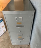 2 Drawer Metal Filing cabinet