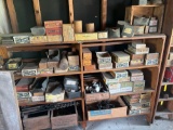 Wall Lot of Nuts And Bolts with Winchester Wood Box