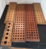5 Wooden Reloading Trays