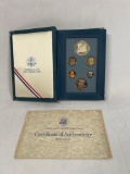 1987 United States Prestige Coin Set with Silver Dollar