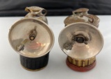 2 Vintage Carbide Miners Lamps