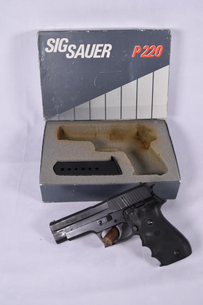 Boxed Sig Sauer, P220, .45 Auto Caliber Pistol Proxibid
