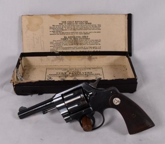 Boxed Colt Official Police .38 Caliber Revolver