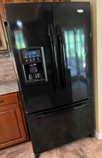 Whirlpool French Door Black Refrigerator