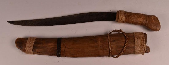 Japanese Wood Handled Dagger