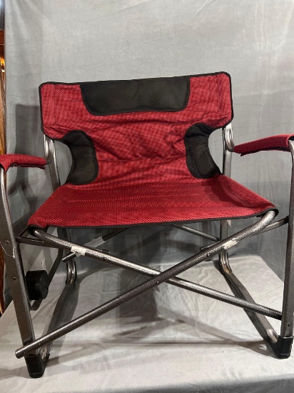 Oversized Folding Chair (Big Man's) with Side Tray