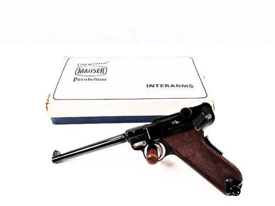 Interarms Mauser Parabellum .30 Luger Caliber Pistol