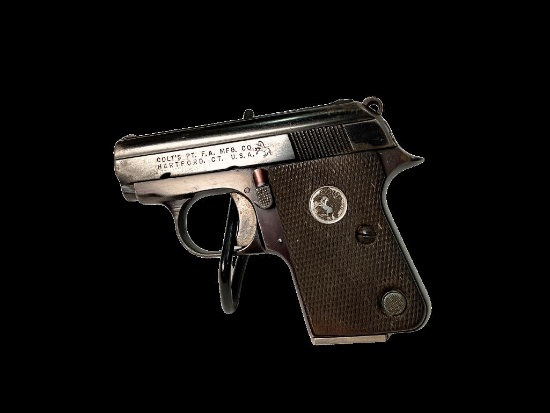 Boxed Colt Automatic, 25 Caliber Pistol