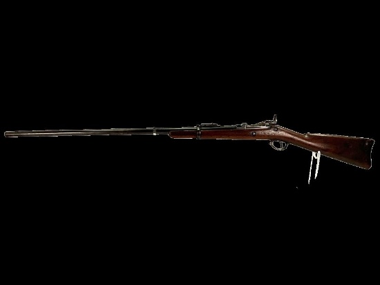 U. S. Springfield Model 1878, 45-70 Caliber Rifle with Bayonet