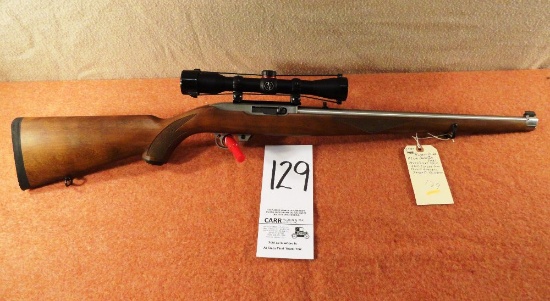 Ruger 10-22, 22LR, SN:244-17931 Mannlicher Stock, 4x32 Scope Target Acquisition, New Rifle, TAC Driv