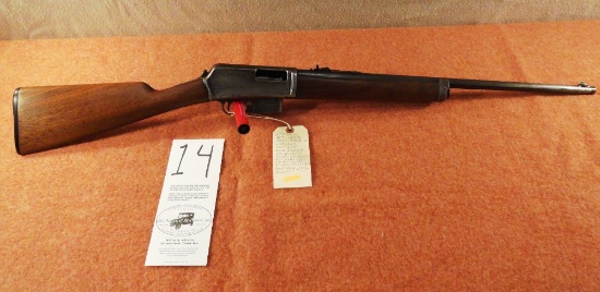 Winchester 1905, 32-Cal., SN:15145, Good Shape, Used 30 Carbine Cases, Machined Extractor Groove For
