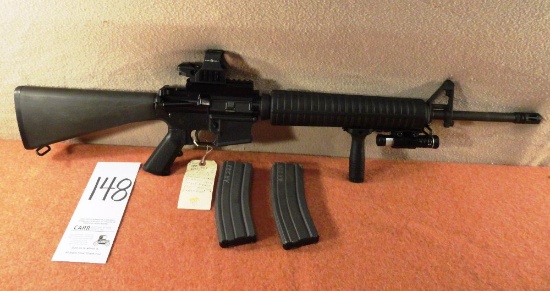Del-Ton Inc. AR 15, 5.56MM or 223-Cal., SN:DTIJ00465, 3x 9x50 Simmons Scope, Target Acquisition Feat