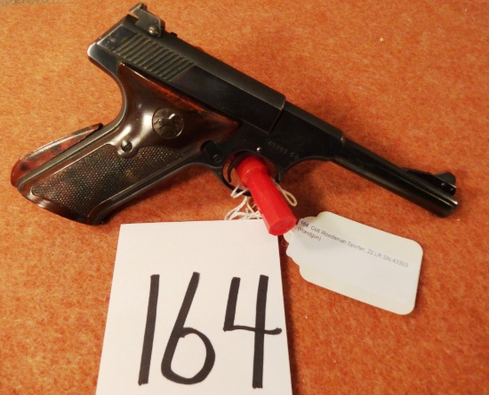 Colt Woodsman Sporter, 22 LR SN:43303 (Handgun)