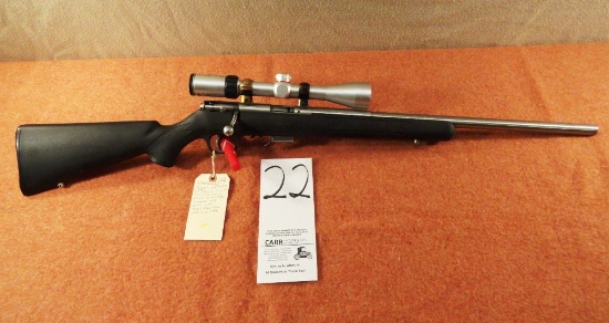 Savage 93R17 Bull Bbl., 17-Cal., SN:0679687, Stainless Steel
