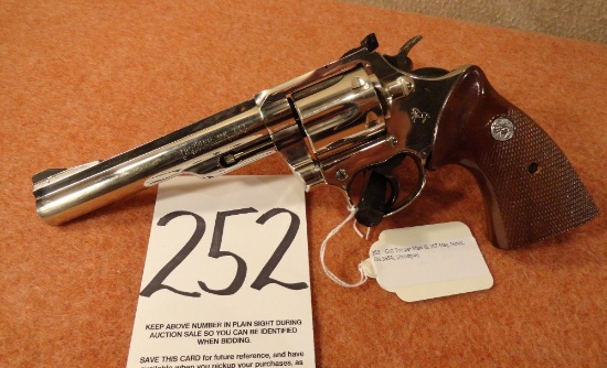 Colt Trooper Mark III, 357-Mag, Nickel, SN:79732J (Handgun)