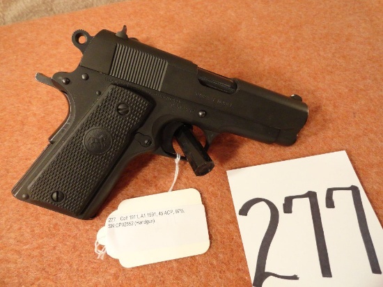 Colt 1911, A1 1991, 45 ACP, 97%, SN:CP02552 (Handgun)
