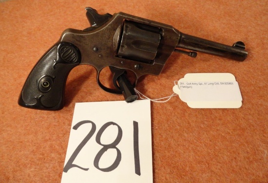 Colt Army Spl., 41 Long Colt, SN:820866 (Handgun)
