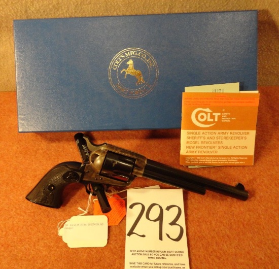 Colt SA 45, 7½” Bbl., SN:90741SA, NIB (Handgun)