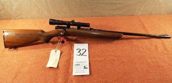 Winchester 43, 22 Hornet, SN:59066A, Mid 1950's, 1.5 to 4.5 Variable Weaver Scope & Mounts, Factory