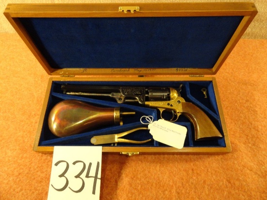 Italy “Navy 36” .38-Cal. Black Powder Revolver, SN:37183, NIB (Exempt)