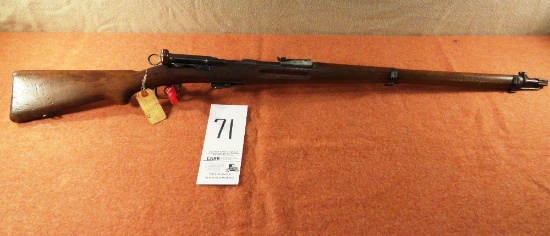 Swiss Rifle 7.5-Cal., SN:400783, Straight Pull Bolt