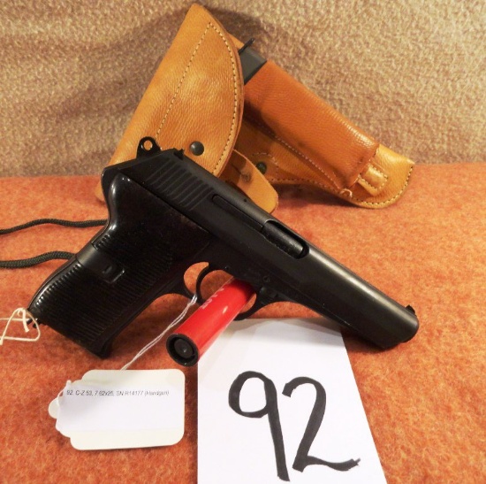 C-Z 53, 7.62x25, SN:R14177 (Handgun)