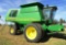 2001 JD 9750 STS Combine, 2767 Eng. Hrs., 2005 Sep. Hrs., Power Windrow Spreader, SN:H09750S690874