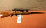 Remington M.700 B.D.L., 24” Heavy Bbl. Varmint Spl., 243-Cal. with 16-Power Leupold Target Scope, SN
