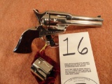 1873 Colt  4½” Bbl., Nickel Plated, Mitchell, 2 Cyl., 45LC, 45ACP, SN:100759 (Handgun)