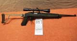Ruger 10-22 w/Synthetic Fldg. Stock, Sightron Scope, SN:11994192