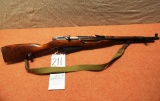 Russian, Mauser M-44, Bolt Rifle w/Bayonet, 7.62x54, SN:NT 4478