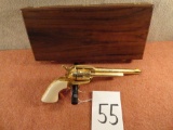 1873 Colt 45 L.C. Dakota, Gold Plated, Photo Engraved, 6½” Bbl., SN:72145 (Handgun)