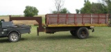 14’ Homemade Gooseneck Grain Trailer