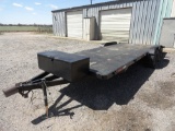 Shop Built Dual Axle 22’ Metal Trailer